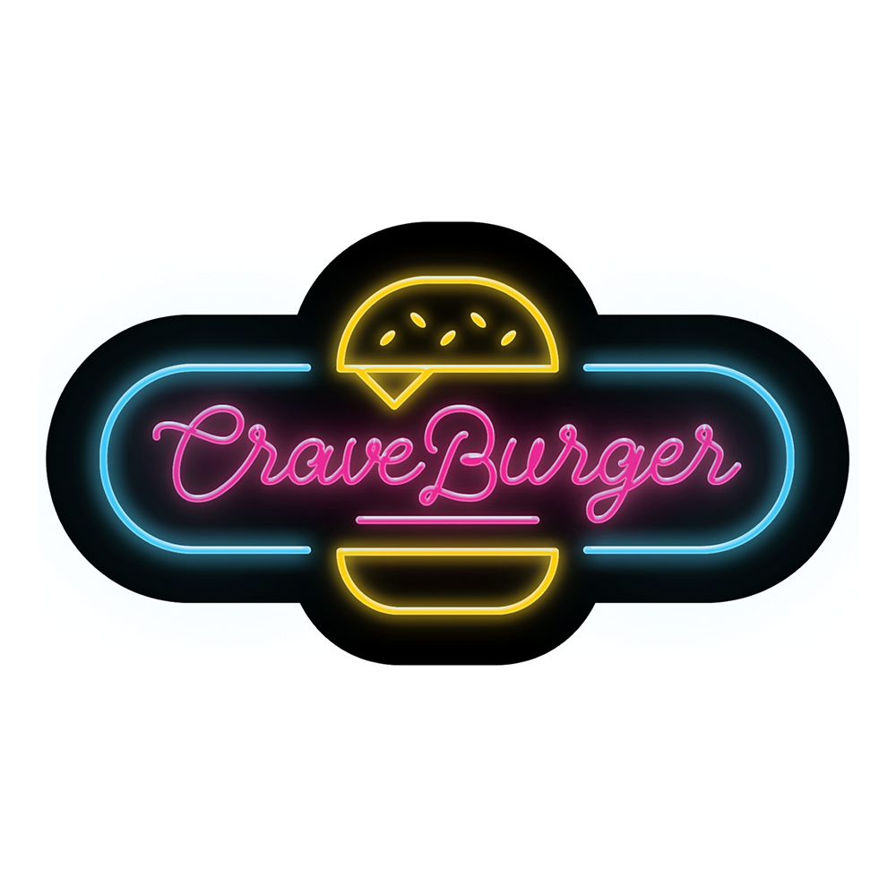 CraveBurger Virtual Restaurant Logo