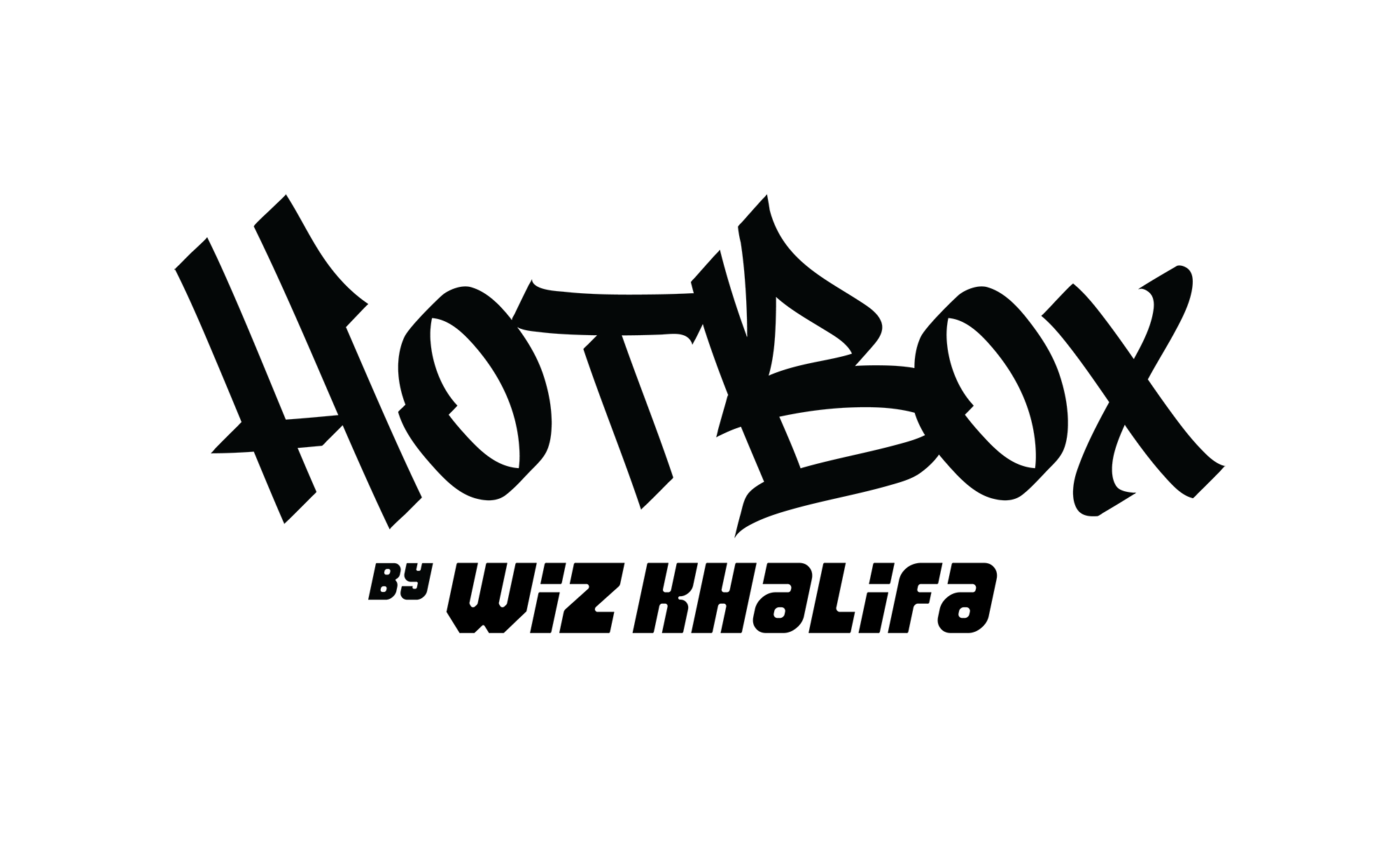 Hotbox by Wiz Khalifa Logo Black